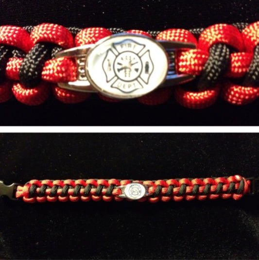 Maltese Cross Paracord/Survival Bracelet