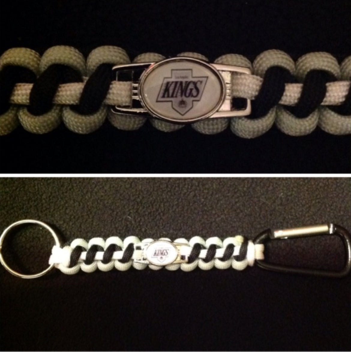 LA Kings Inspired Paracord/Survival Keychain