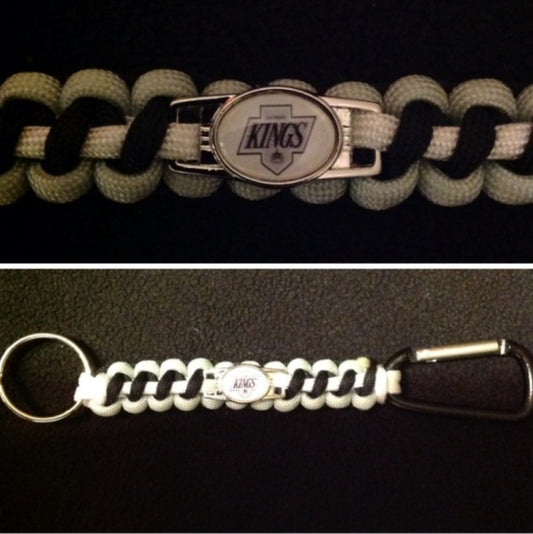 LA Kings Inspired Paracord/Survival Keychain