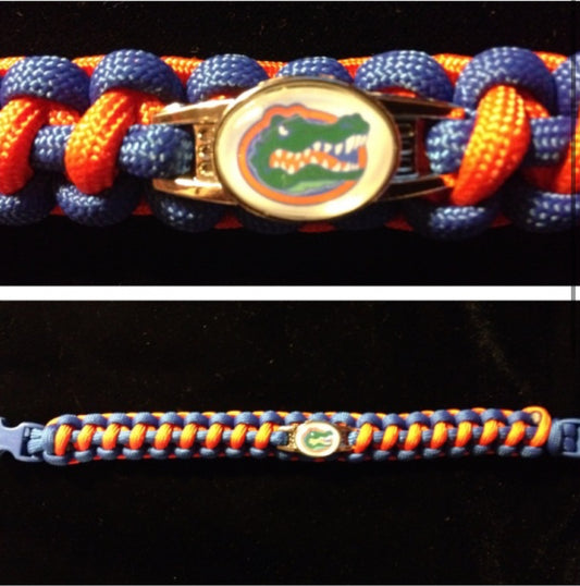 Florida Gators Inspired Paracord/Survival Bracelet