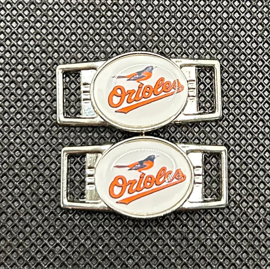 Baltimore Orioles Inspired Paracord/Shoelace Charms (Set of 2)