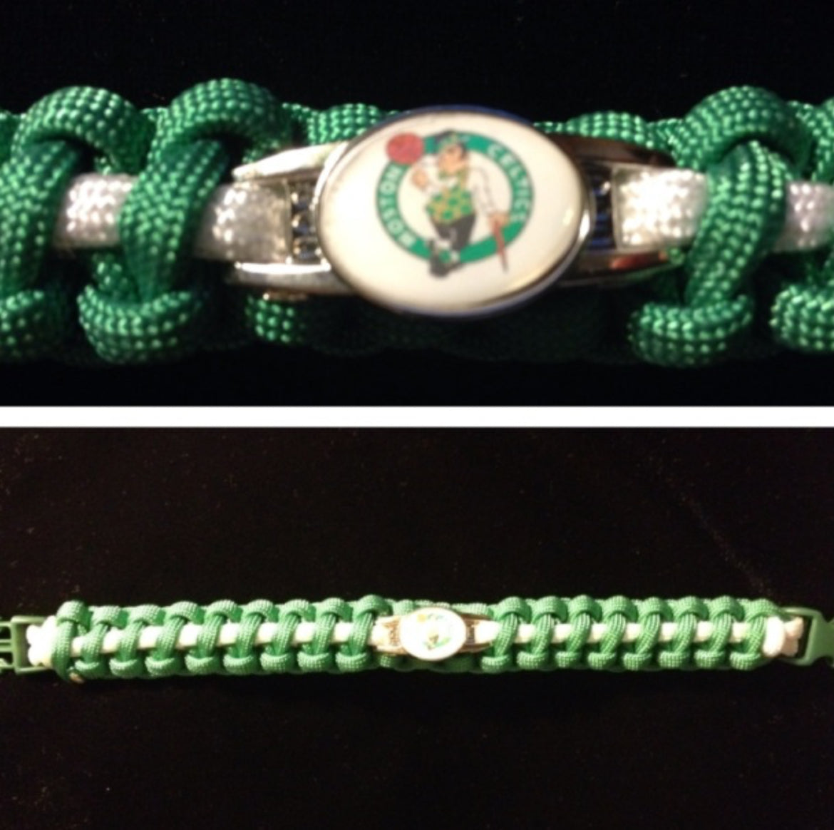 Boston Celtics Inspired Paracord/Survival Bracelet