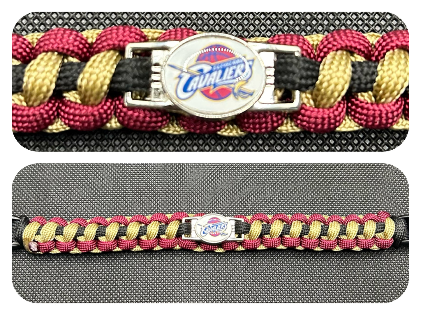 Cleveland Cavaliers Inspired Paracord/Survival Bracelet