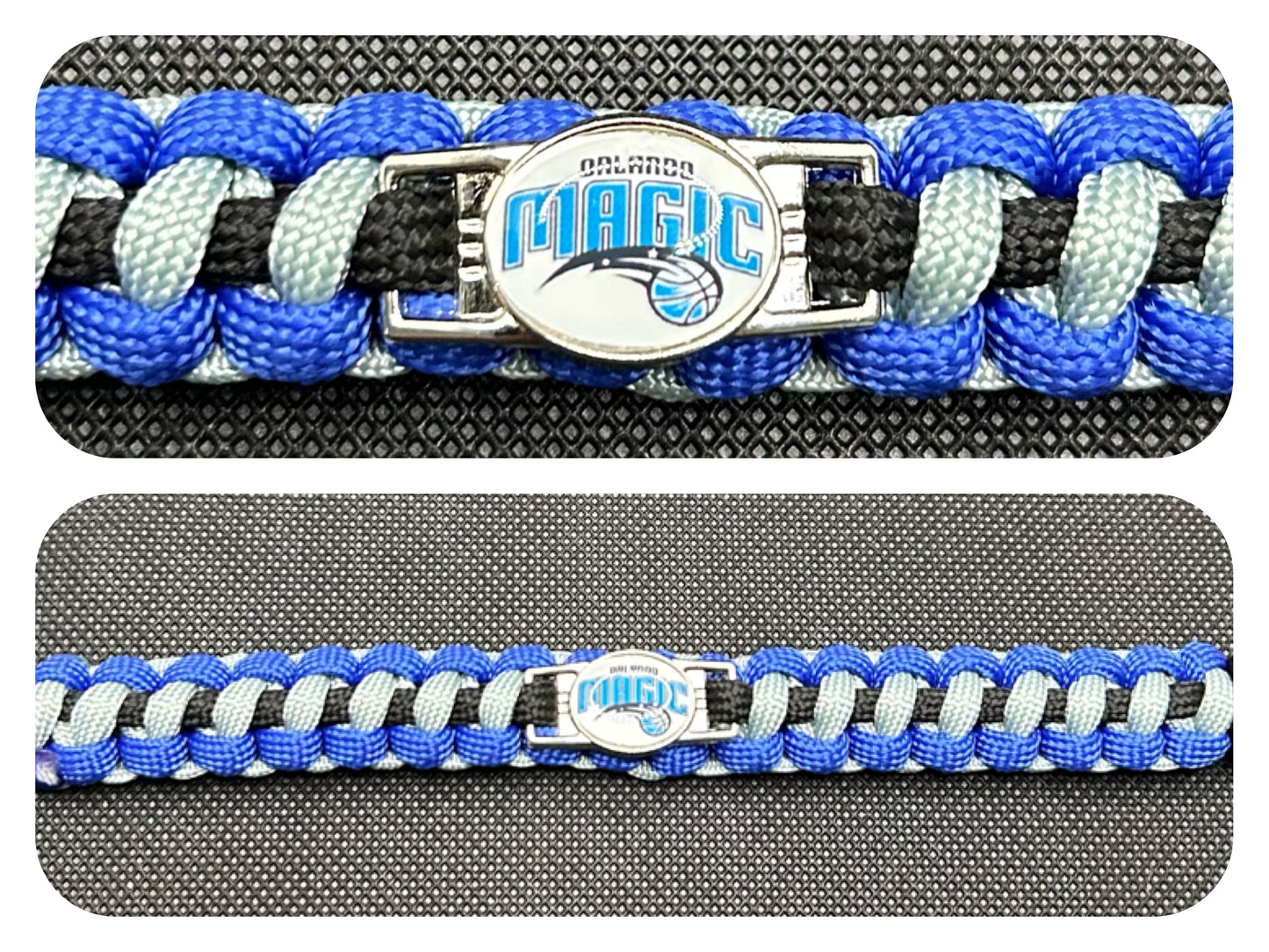 Orlando Magic Inspired Paracord/Survival Bracelet