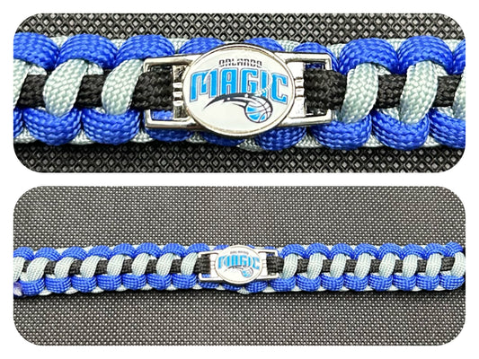 Orlando Magic Inspired Paracord/Survival Bracelet