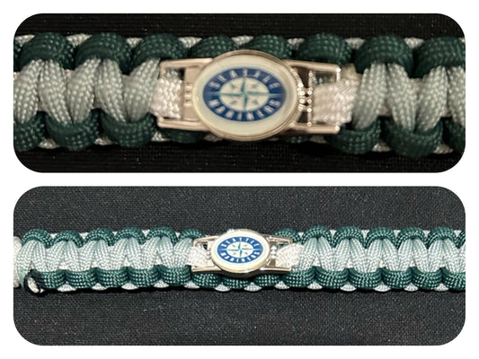 Seattle Mariners Inspired Paracord/Survival Bracelet