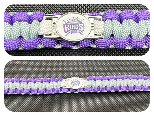 Sacramento Kings Inspired Paracord/Survival Bracelet