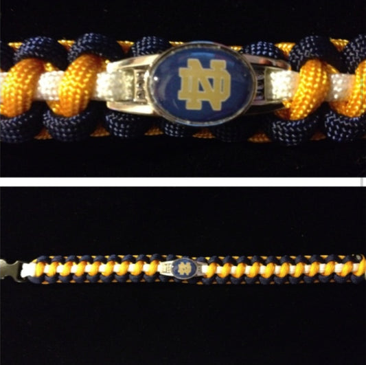 Notre Dame Inspired Paracord/Survival Bracelet