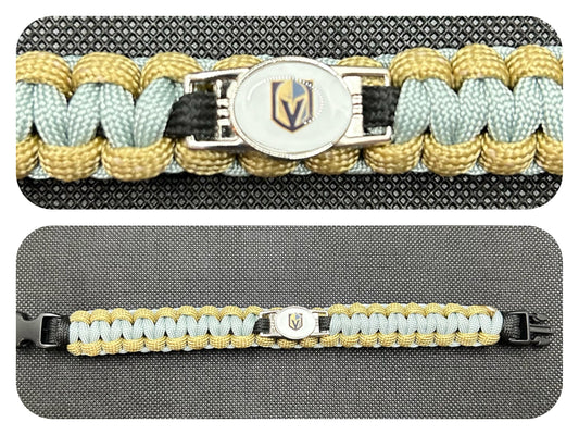 Las Vegas Knights Inspired Paracord/Survival Bracelet