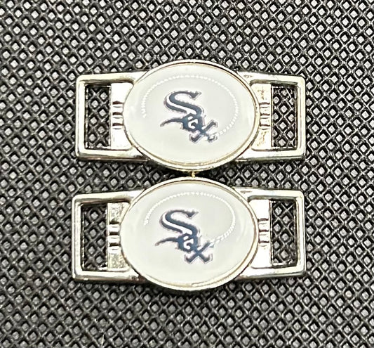 Chicago White Sox Inspired Paracord/Shoelace Charms (Set of 2)