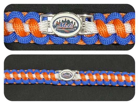 New York Mets Inspired Paracord/Survival Bracelet