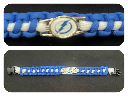 Tampa Bay Lightning Inspired Paracord/Survival Bracelet