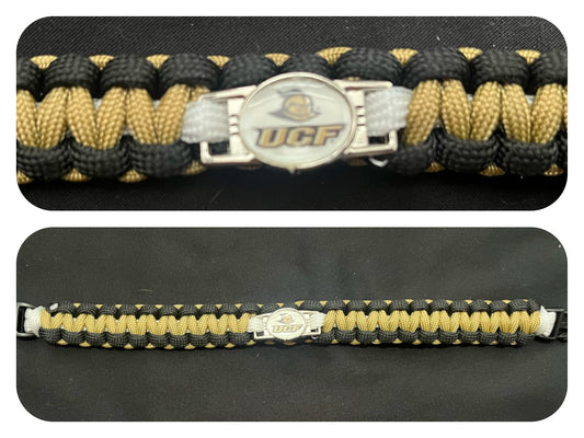 UCF Knights Inspired Paracord/Survival Bracelet