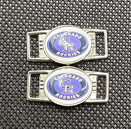 Colorado Rockies Inspired Paracord/Shoelace Charms (Set of 2)