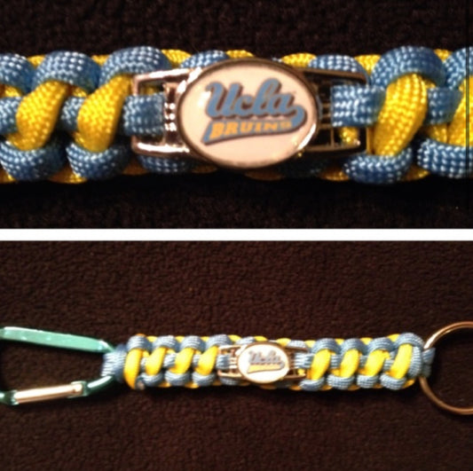 UCLA Bruins Inspired Paracord/Survival Keychain