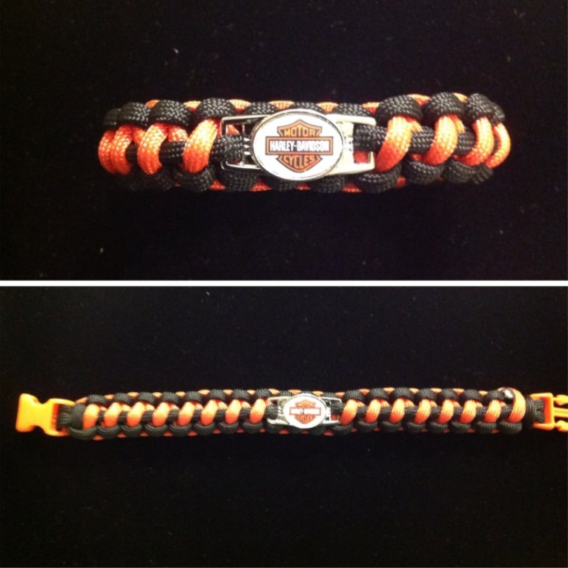 Harley Davidson Inspired Paracord/Survival Bracelet