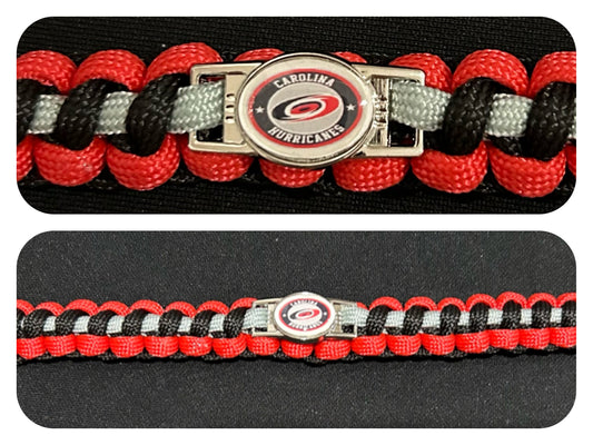 Carolina Hurricanes Inspired Paracord/Survival Bracelet