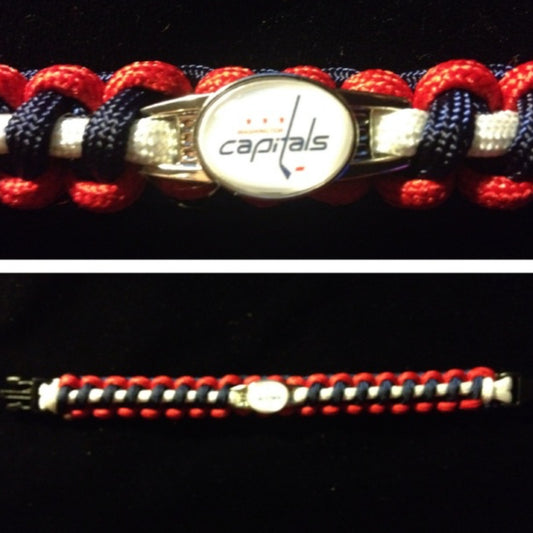 Washington Capitals Inspired Paracord/Survival Bracelet