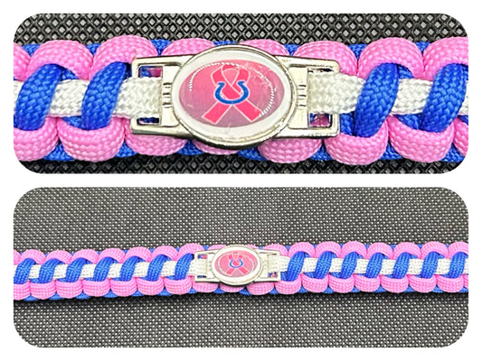 Indianapolis Colts Inspired BCA Paracord/Survival Bracelet