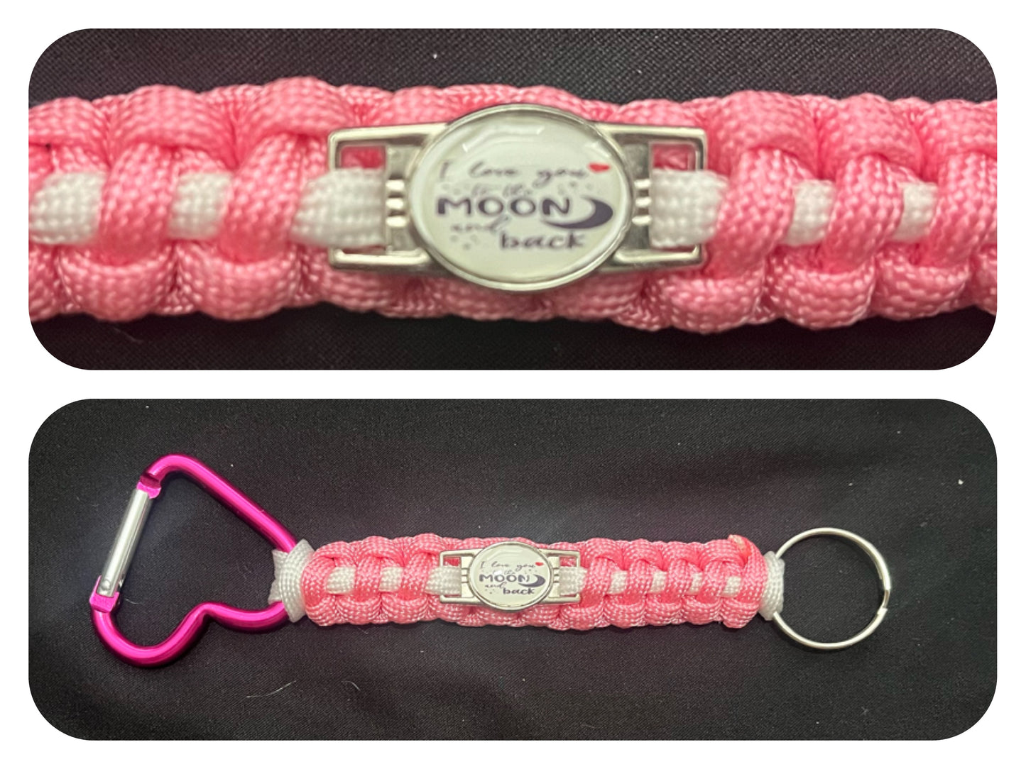 ILYTTMAB Paracord/Survival Keychain