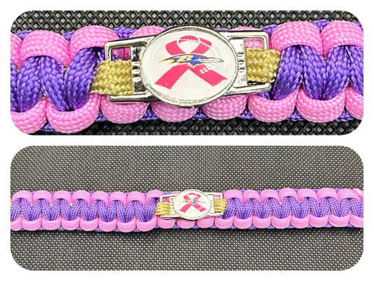 Baltimore Ravens Inspired BCA Paracord/Survival Bracelet