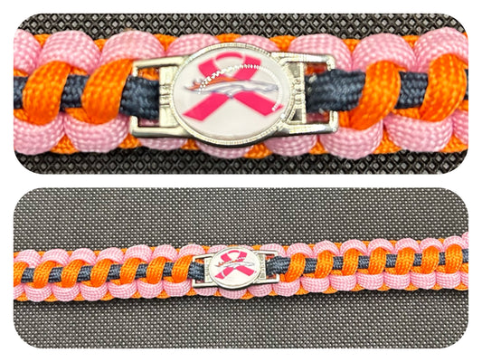 Denver Broncos Inspired BCA Paracord/Survival Bracelet