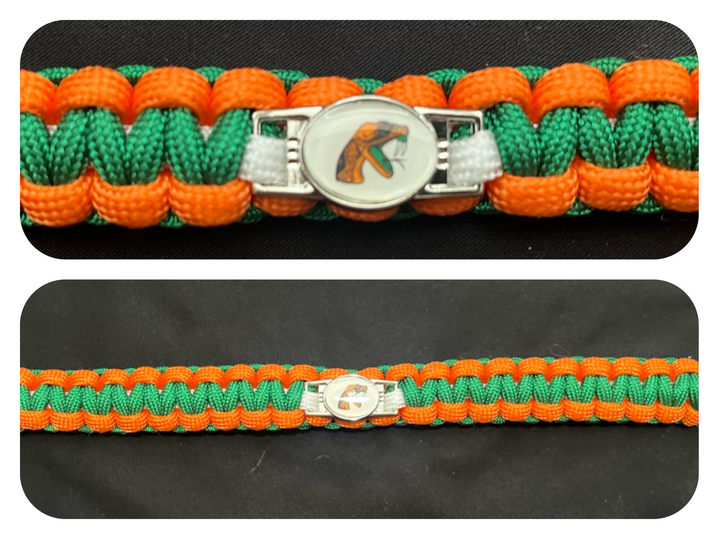 Florida A&M Rattlers Paracord/Survival Bracelet