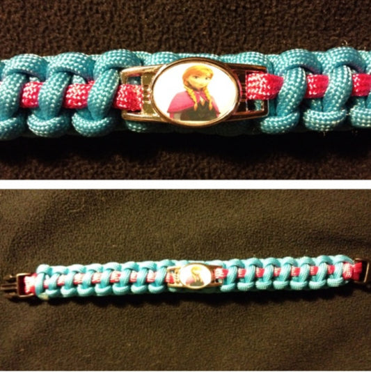 Frozen Inspired Paracord/Survival Bracelet