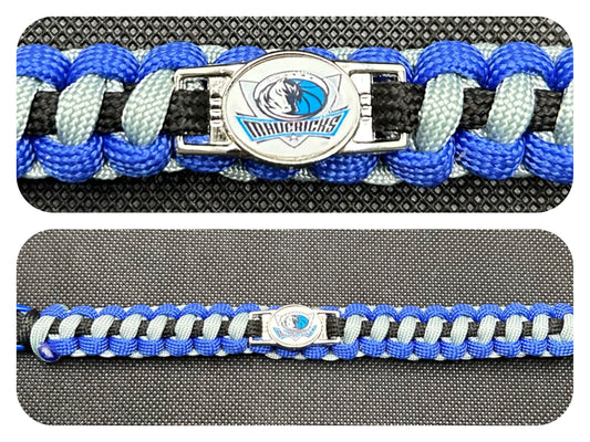 Dallas Mavericks Inspired Paracord/Survival Bracelet