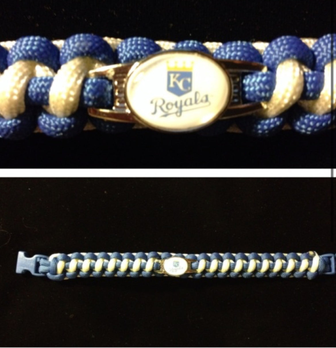 Kansas City Royals Inspired Paracord/Survival Bracelet